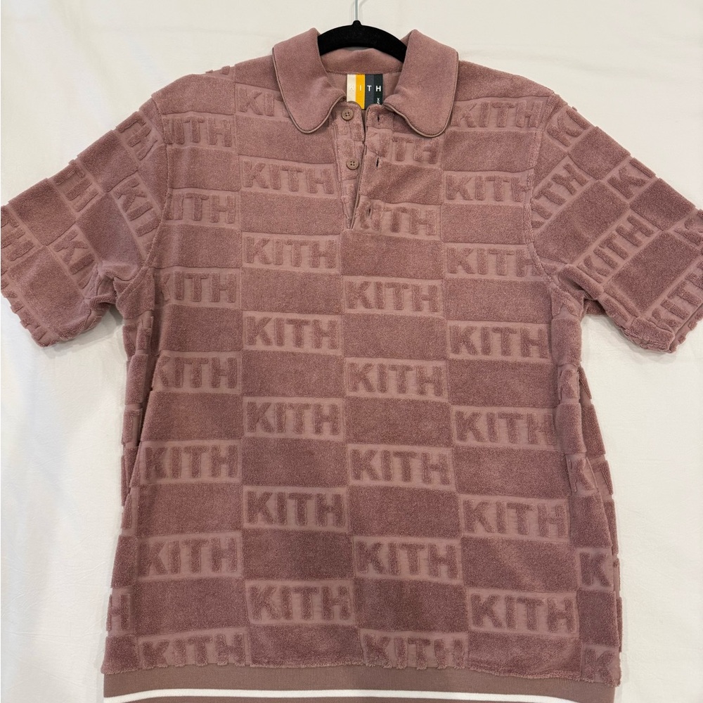 SOLD - RARE, never worn KITH Graham Polo dusty mauve size XS men/women golf